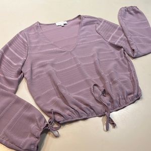 Live & Piece crop top, dressy medium